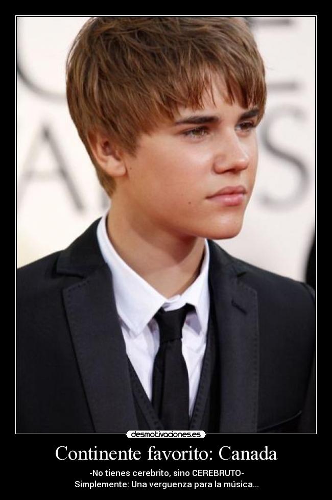 Continente favorito: Canada - 