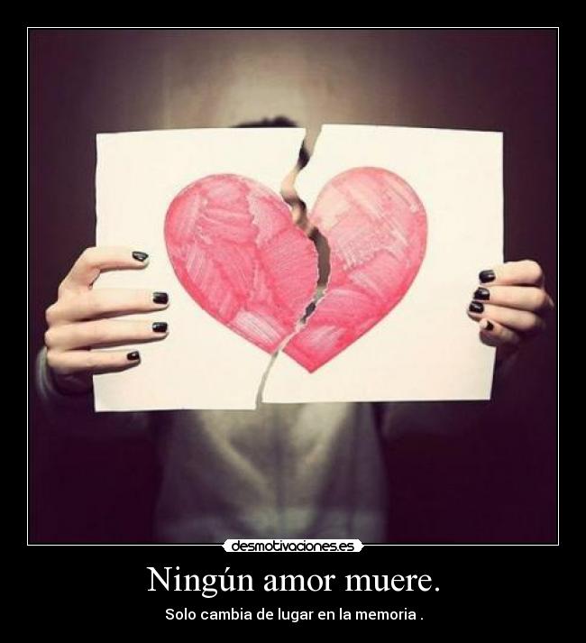 Ningún amor muere. -