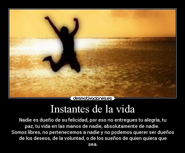Instantes de la vida -