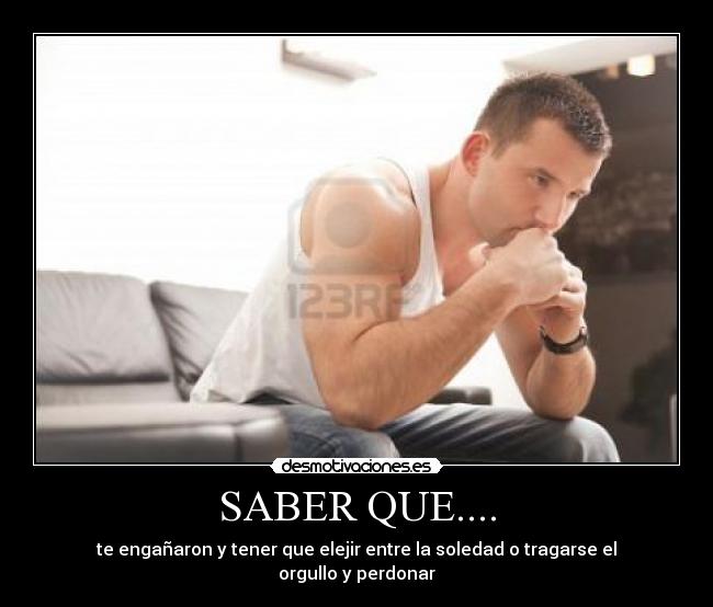 SABER QUE.... -