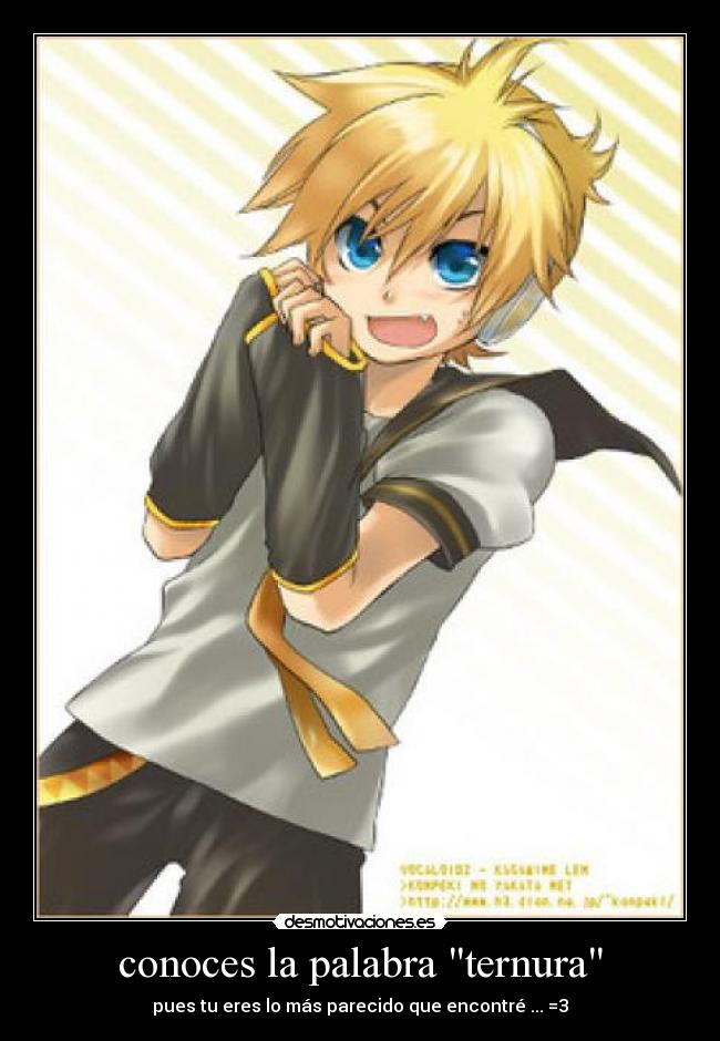 conoces la palabra ternura -