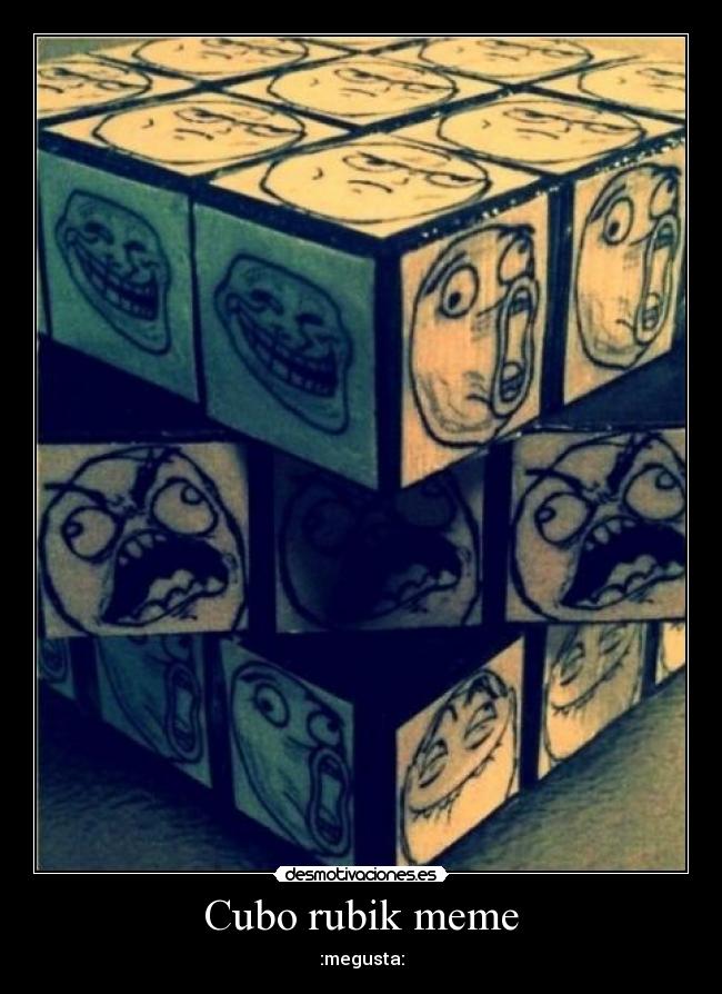 Cubo rubik meme -