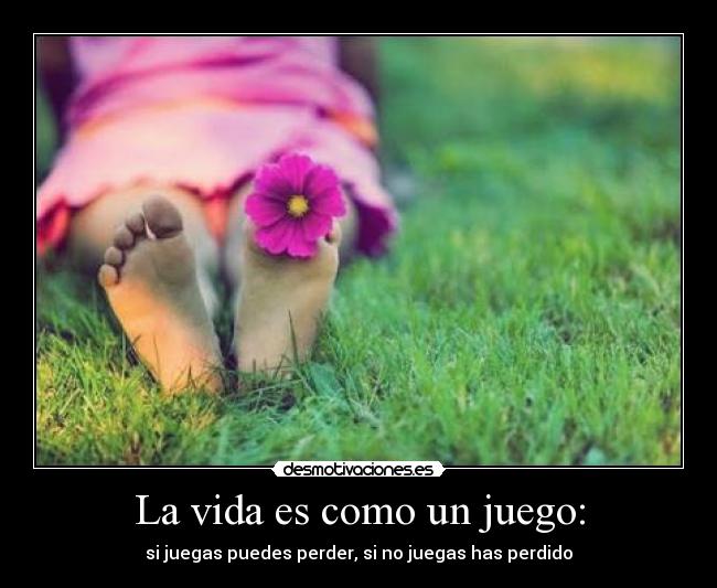 carteles vida vida juego perder ganar desmotivaciones