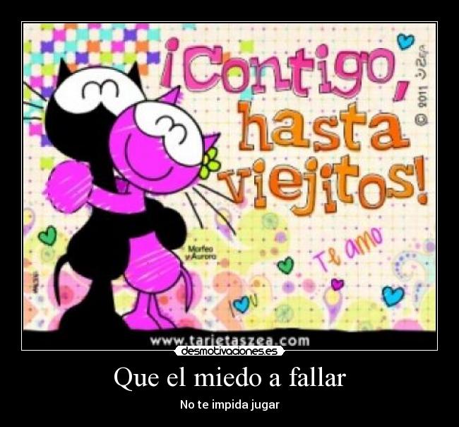Que el miedo a fallar - No te impida jugar