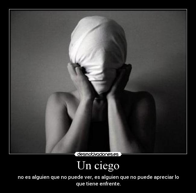 Un ciego - 
