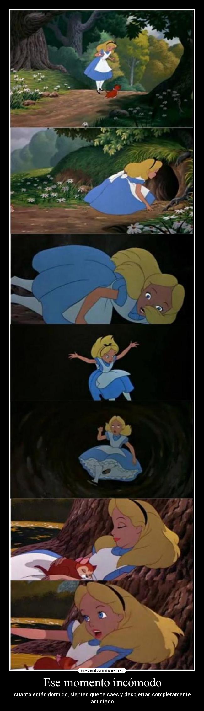 Ese momento incómodo - cuanto estás dormido, sientes que te caes y despiertas completamente asustado