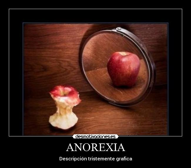 ANOREXIA - Descripción tristemente grafica
