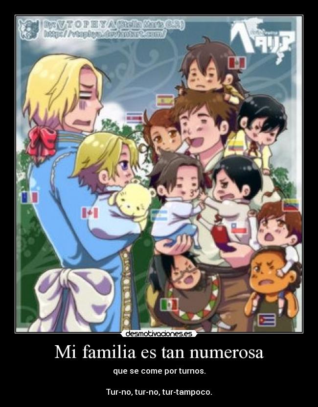 carteles familia familias numerosas desmotivaciones