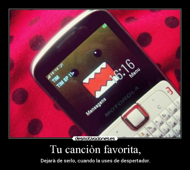 Tu canciòn favorita, -