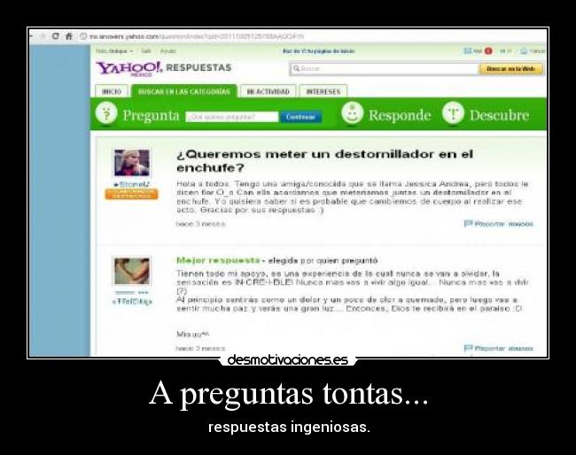 carteles apreguntas tontas desmotivaciones