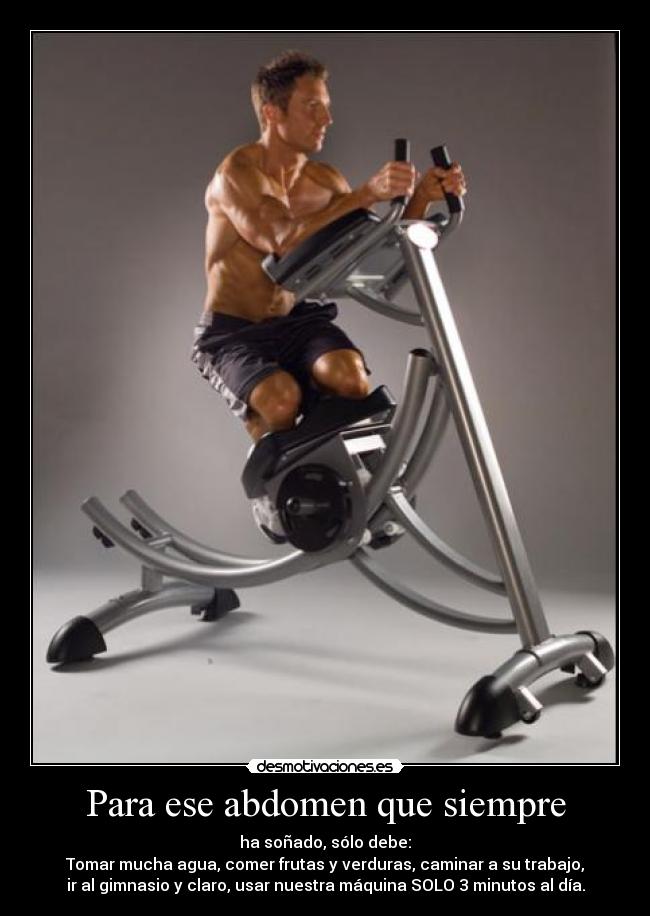 Para ese abdomen que siempre -