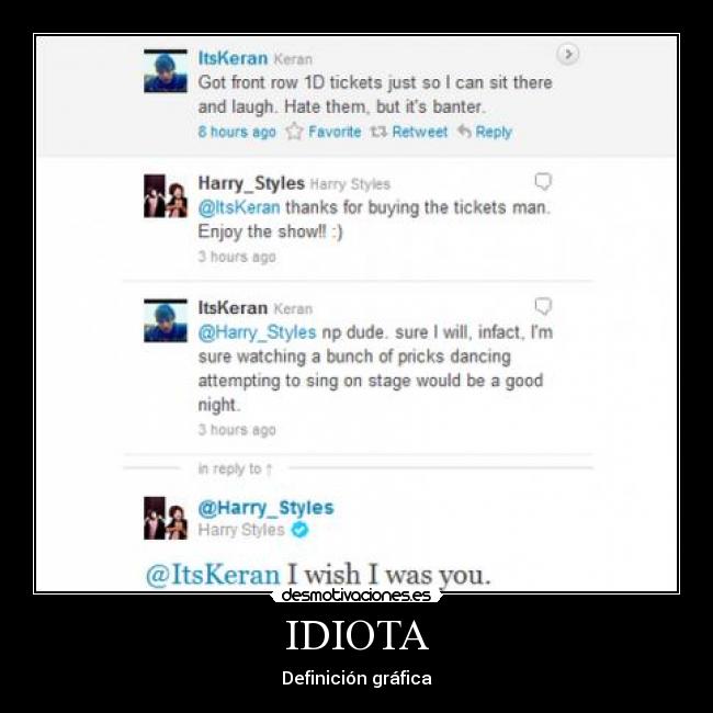 IDIOTA - Definición gráfica