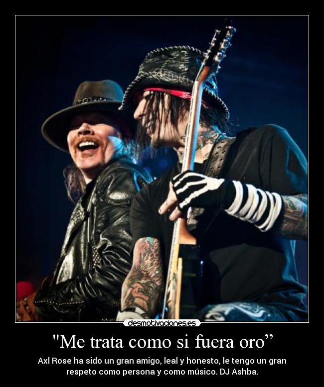 Me trata como si fuera oro” - 