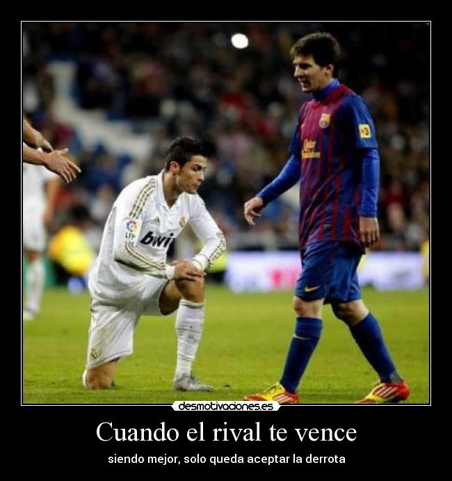 Cuando el rival te vence -