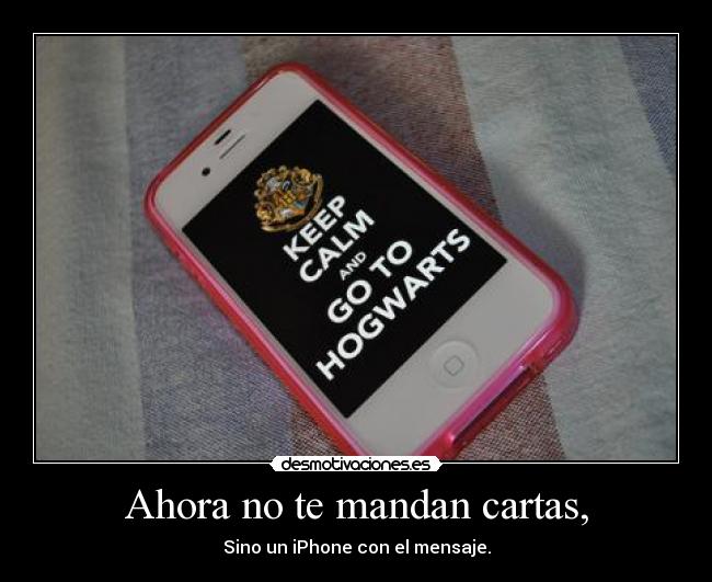 Ahora no te mandan cartas, -