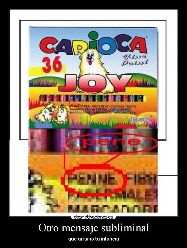 Otro mensaje subliminal - 
