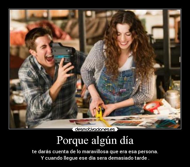 Porque algún día - 