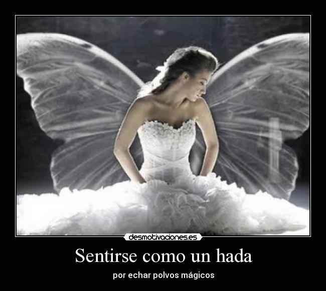 Sentirse como un hada - por echar polvos mágicos