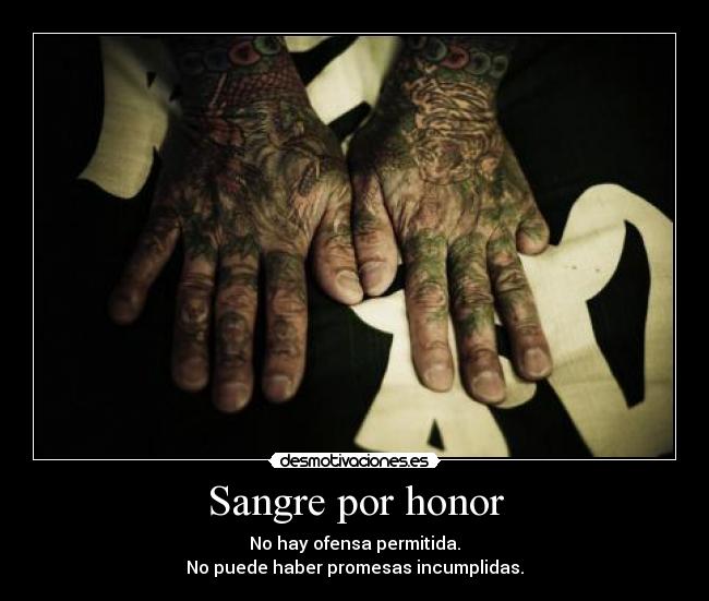 carteles yakuza honor dedocomopagoporlaofensa nart bellum veritatis desmotivaciones