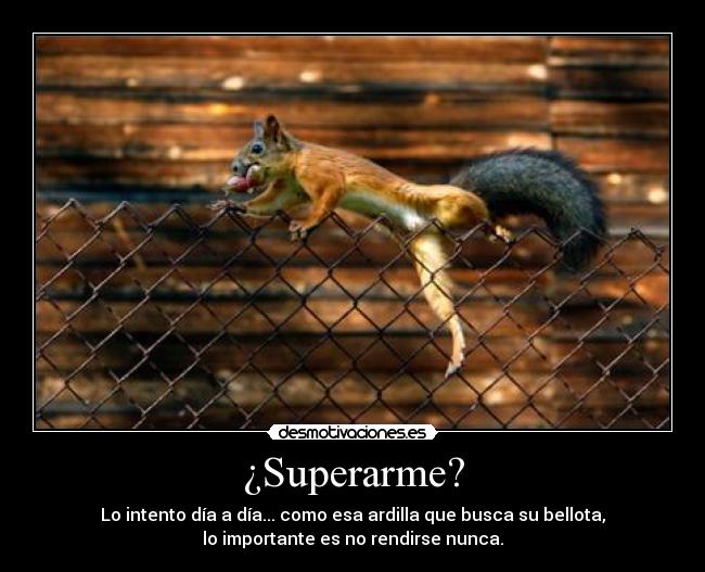 ¿Superarme? -