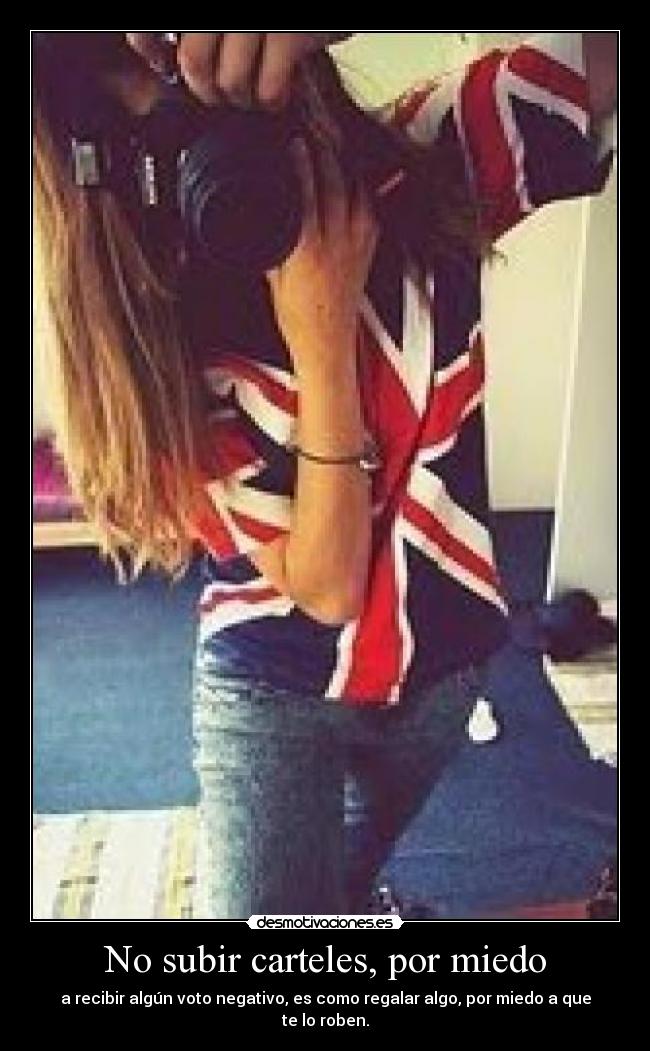 No subir carteles, por miedo -