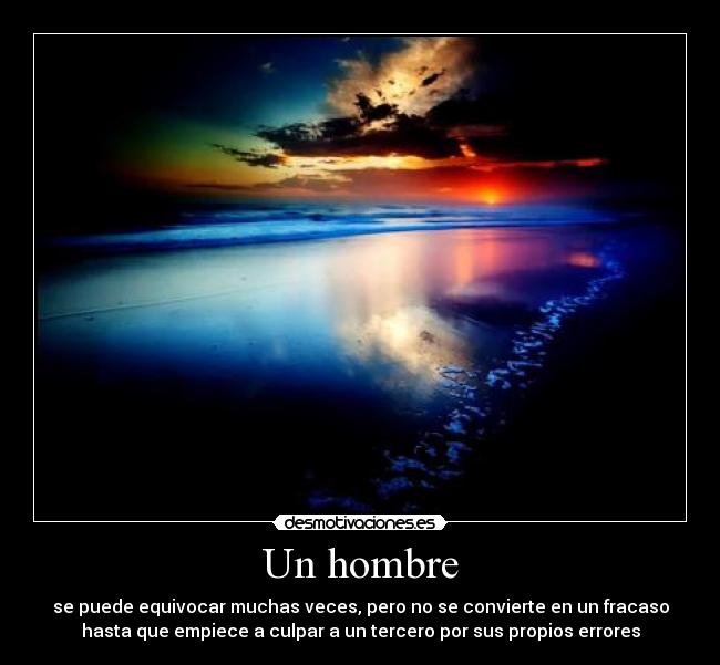 Un hombre -