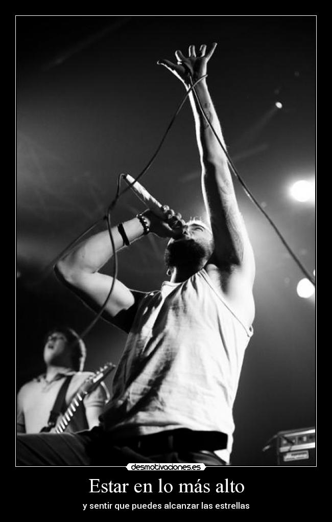 Estar en lo más alto -