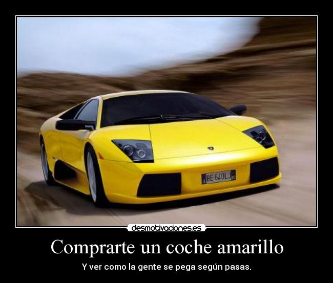 Comprarte un coche amarillo - 