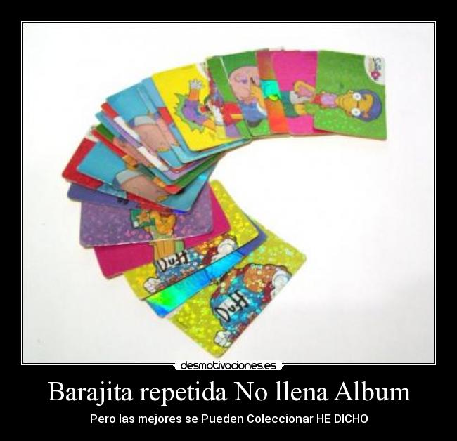 Barajita repetida No llena Album -