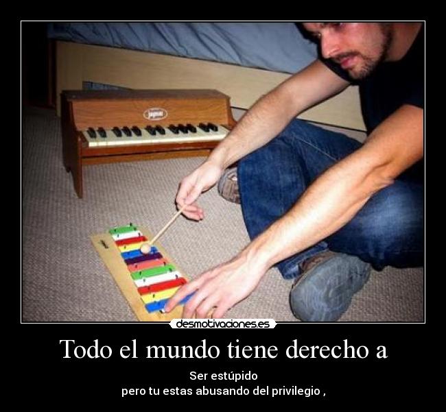 Todo el mundo tiene derecho a - 