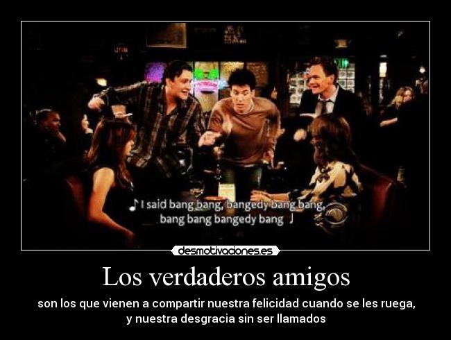 Los verdaderos amigos -