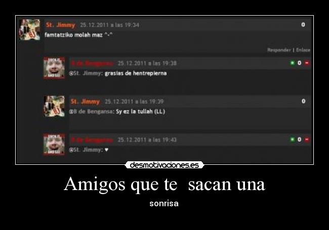 Amigos que te sacan una -