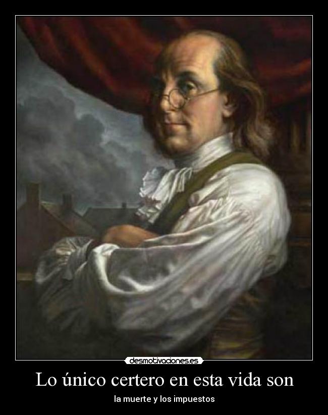 carteles vida ben franklin desmotivaciones