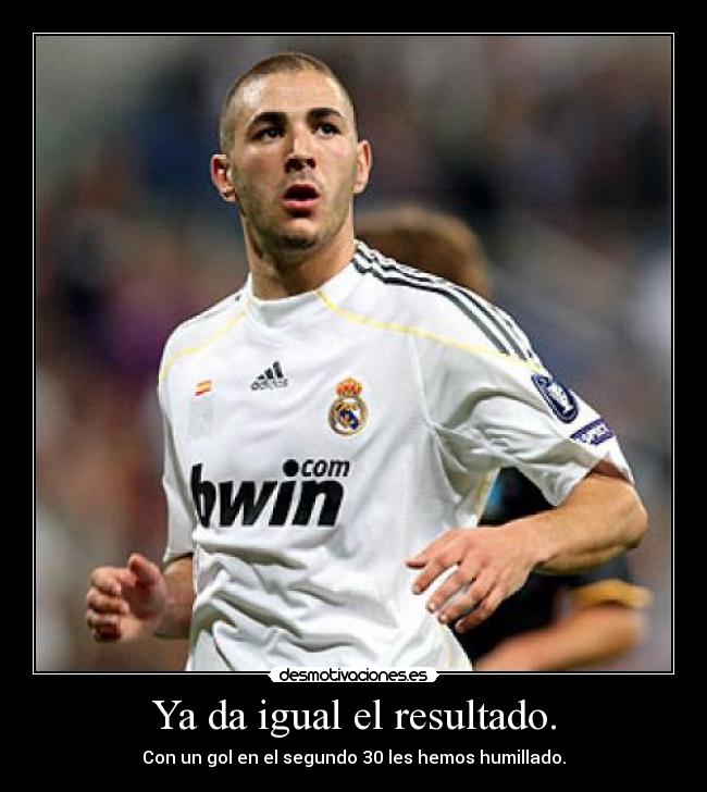 jpeg, Ya Da Igual El Resultado Con Un Gol En El Segundo 30 Les Hemos