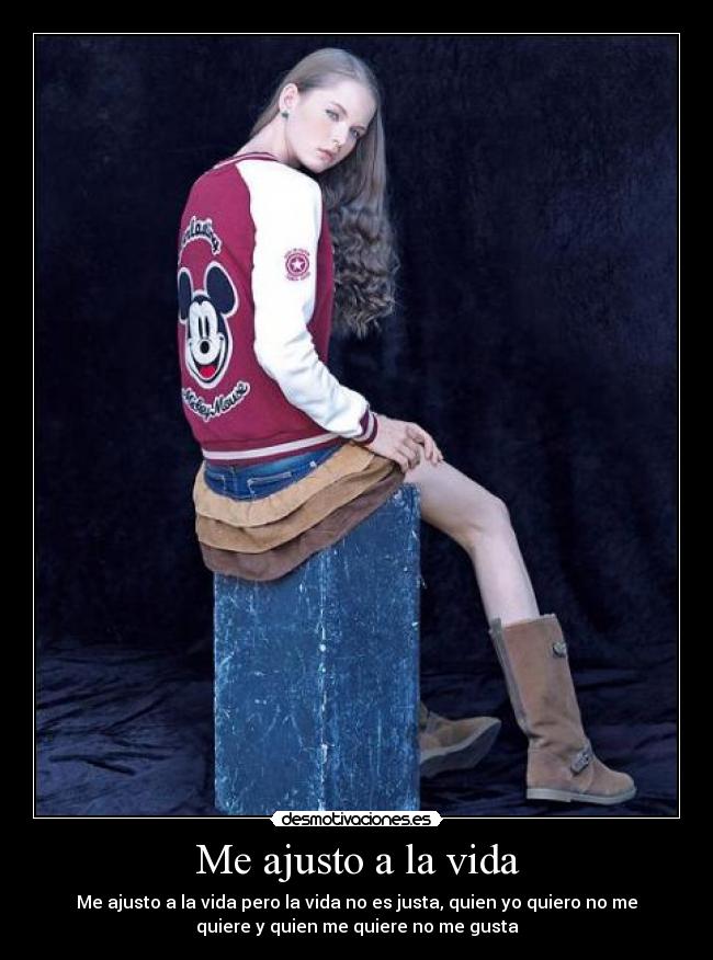 Me ajusto a la vida -
