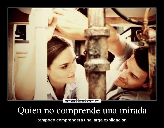 Quien no comprende una mirada - 