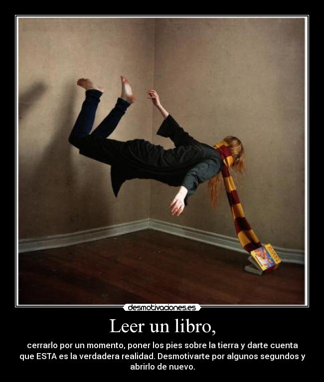 Leer un libro, -