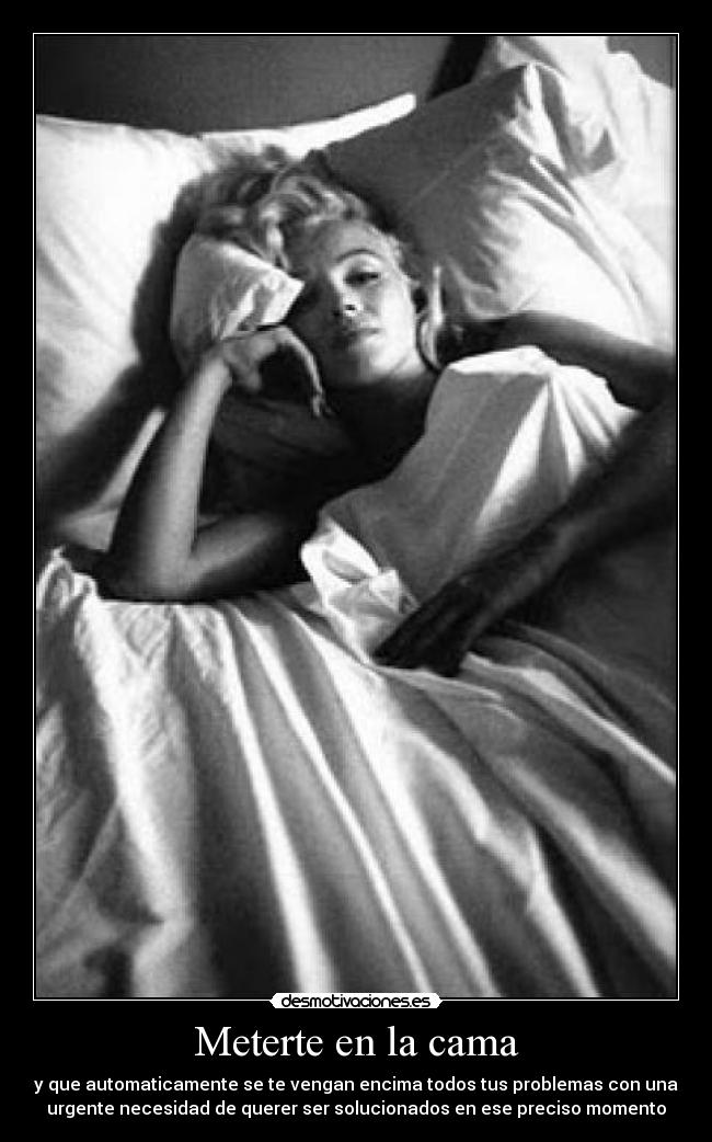 Meterte en la cama - 