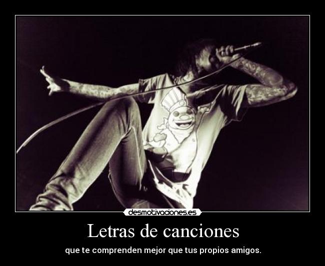 Letras de canciones -