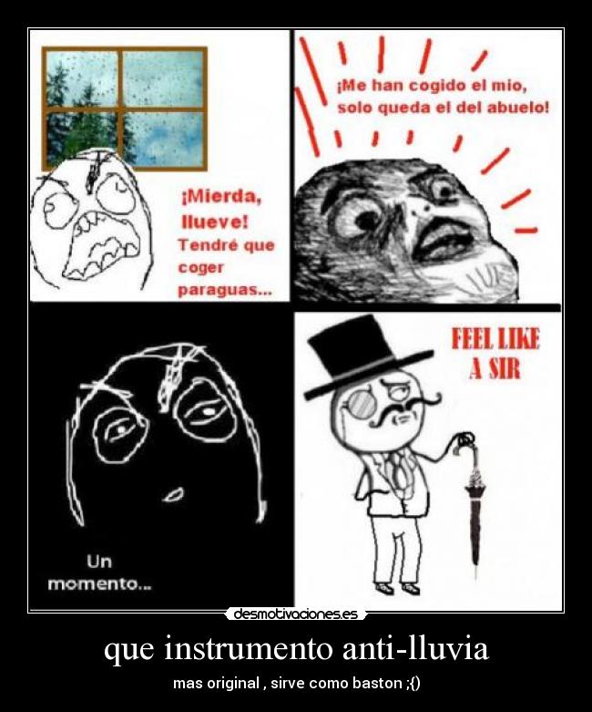 que instrumento anti-lluvia -