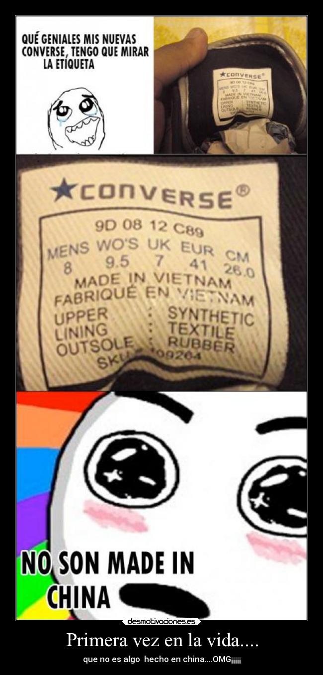 Primera vez en la vida.... - que no es algo  hecho en china....OMG¡¡¡¡¡
