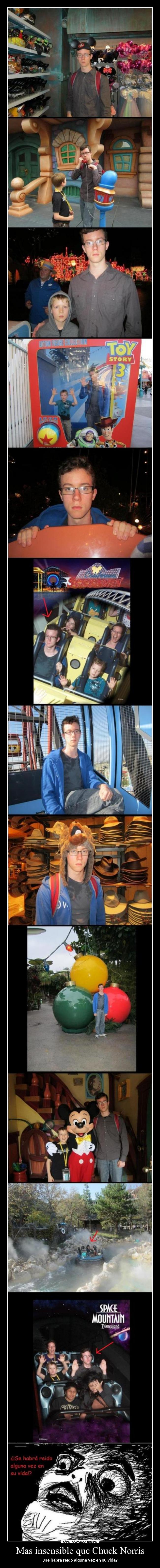 Mas insensible que Chuck Norris -