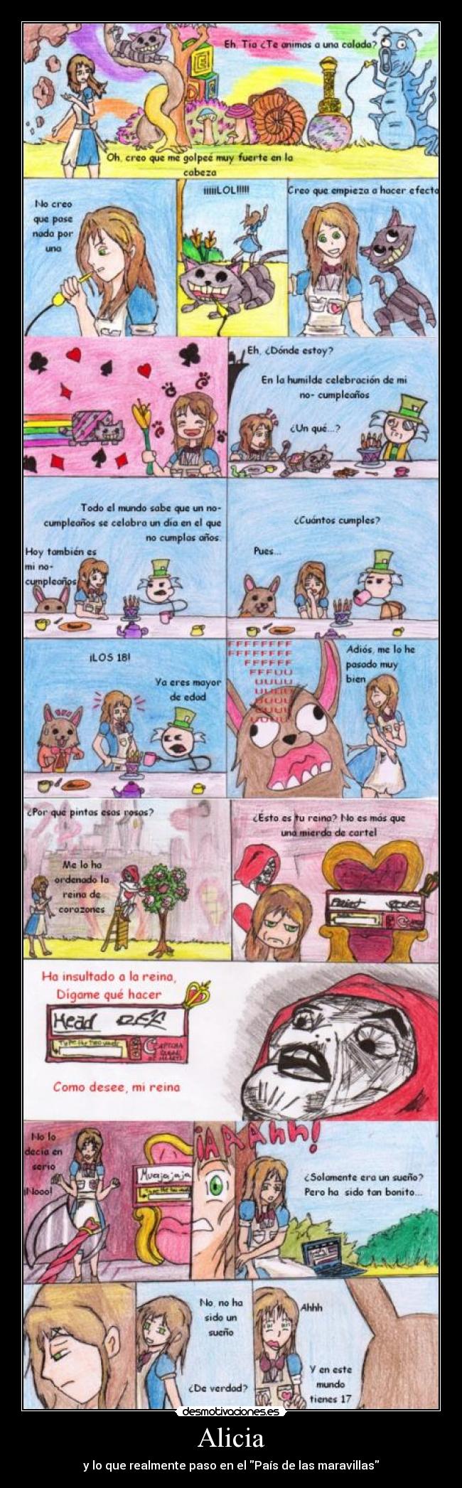 carteles alicia desmotivaciones