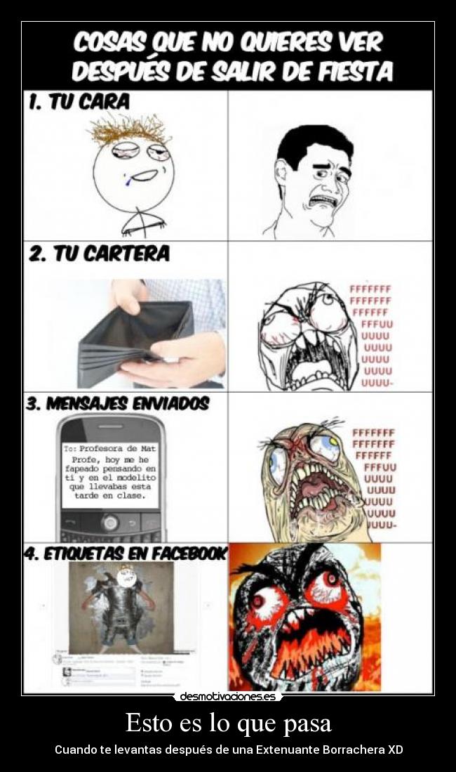 Esto es lo que pasa - Cuando te levantas después de una Extenuante Borrachera XD