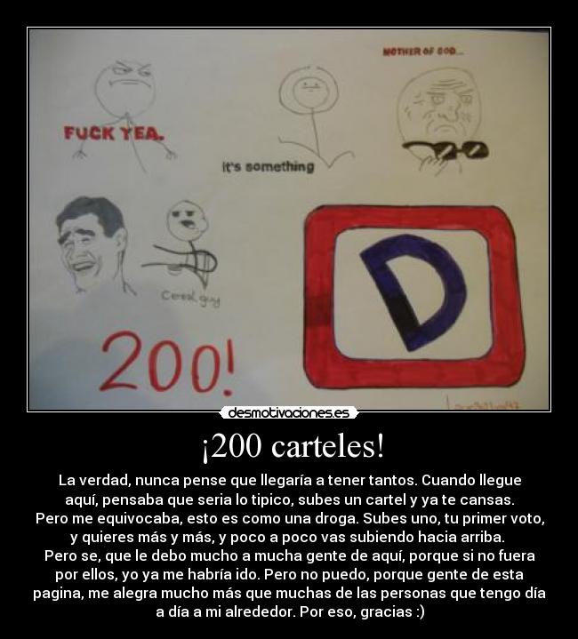 carteles dibujo pocho siento orgullosa misma graciasss desmotivaciones