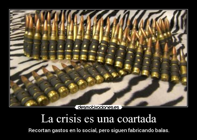 La crisis es una coartada -