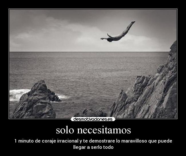solo necesitamos -