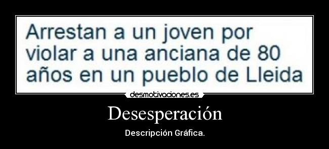 Desesperación - 