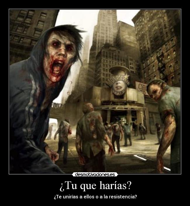 carteles invasion zombie desmotivaciones