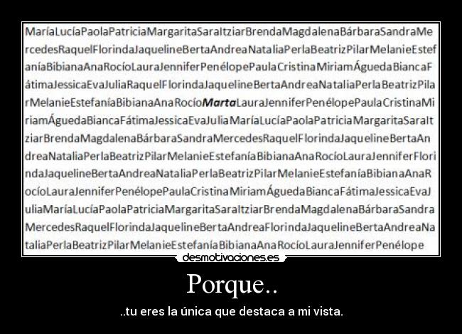 Porque.. -